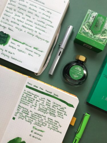 Zdjęcie okładkowe wpisu: Moonlit Jade, zieleń dla Ślizgonów od Ferris Wheel Press